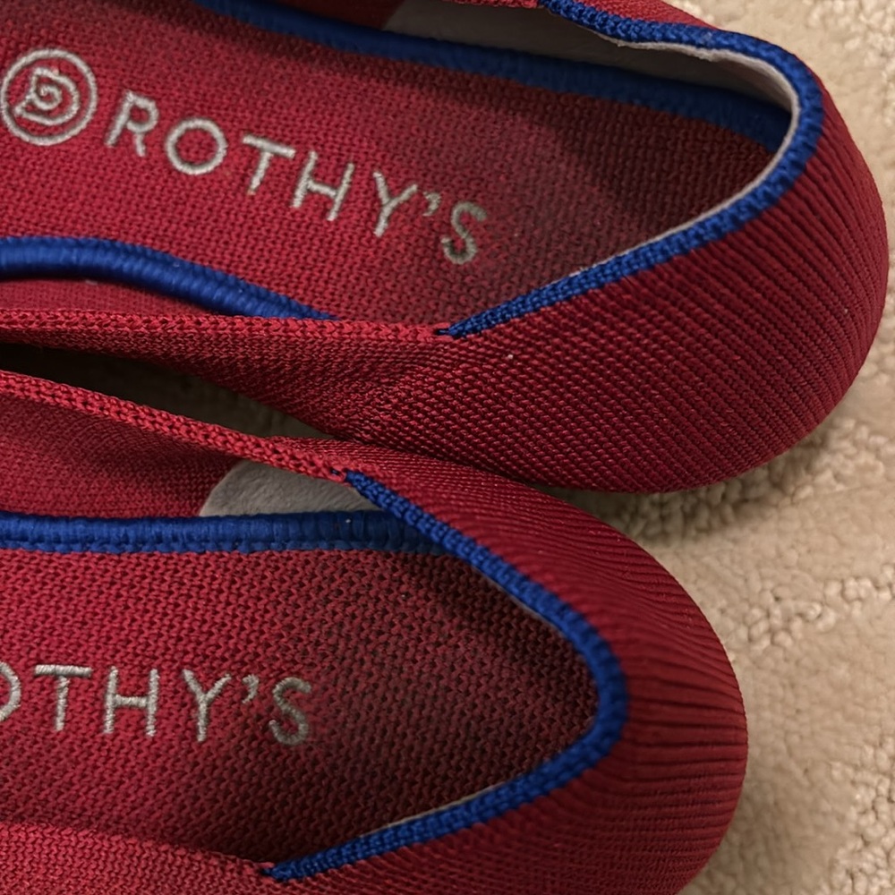 Red flats Rothy’s - Picture 9 of 12